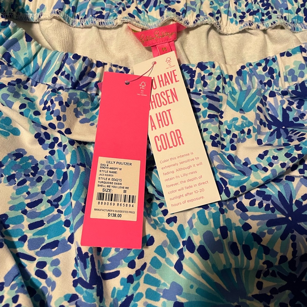 NWT Lilly Pulitzer Jace Romper - Picture 3 of 6